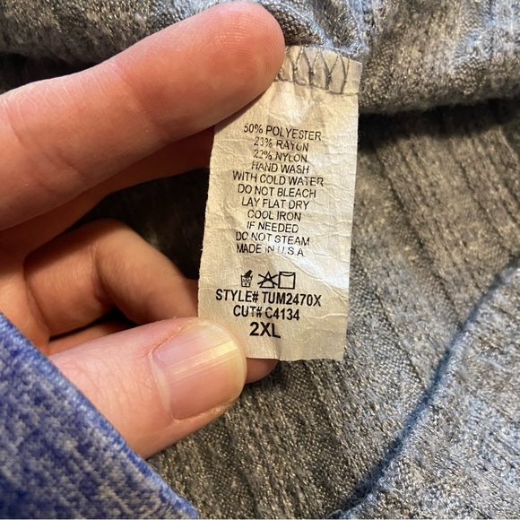 E. Luna Women’s Ribbed Waffle Knit Soft Cozy Sweater - Size 2X - Picture 10 of 12